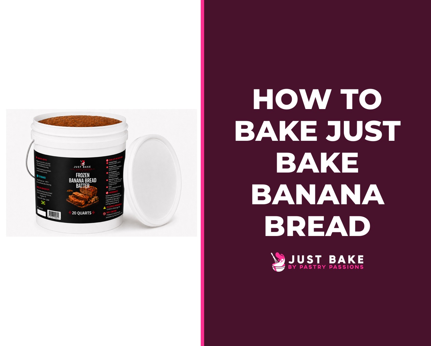 How to Bake Just Bake Banana Bread
