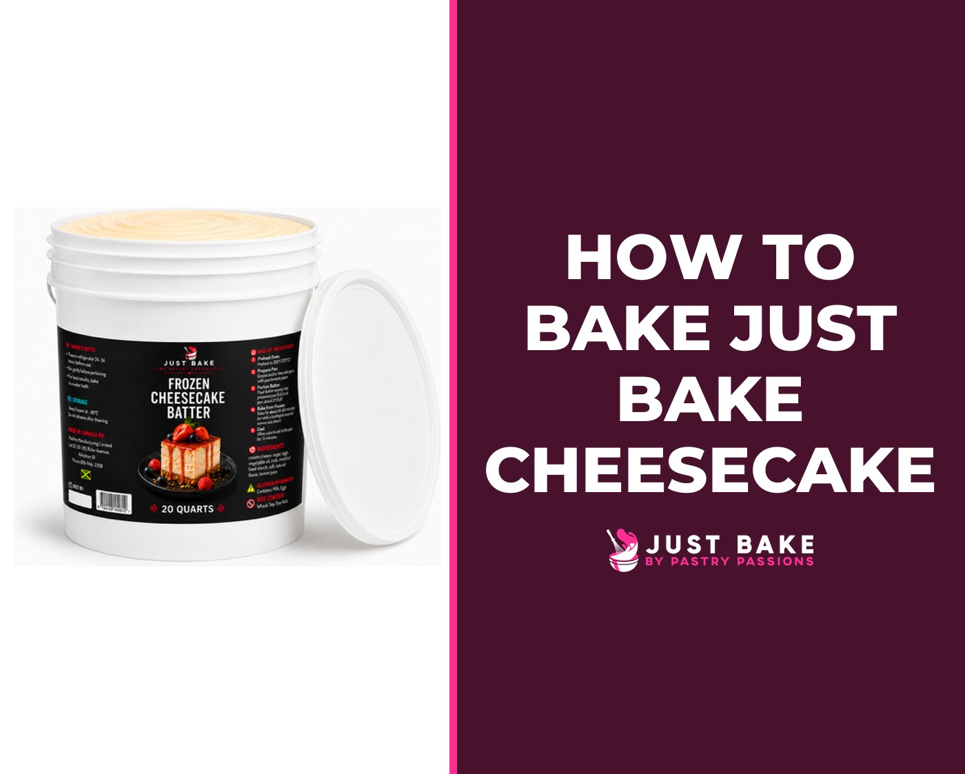 How to Bake Just Bake Cheesecake