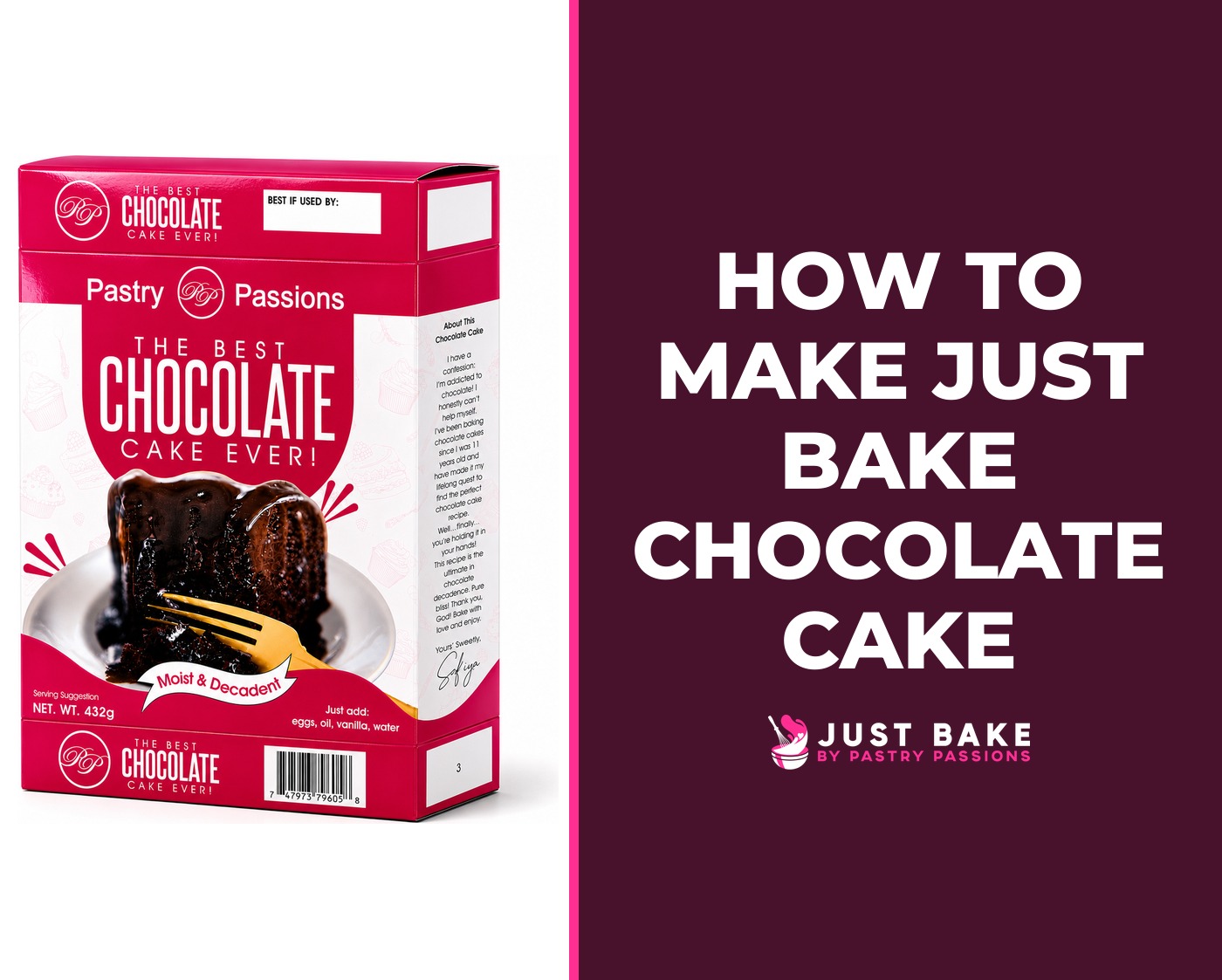 How to Make Just Bake Chocolate Cake