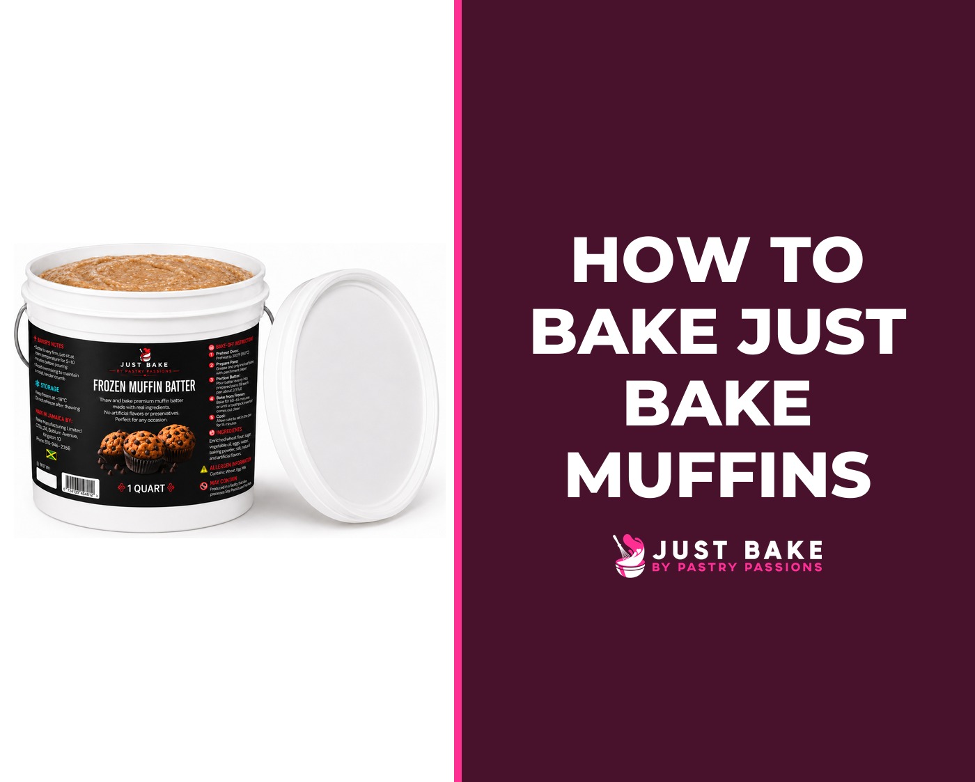 How to Bake Just Bake Muffins