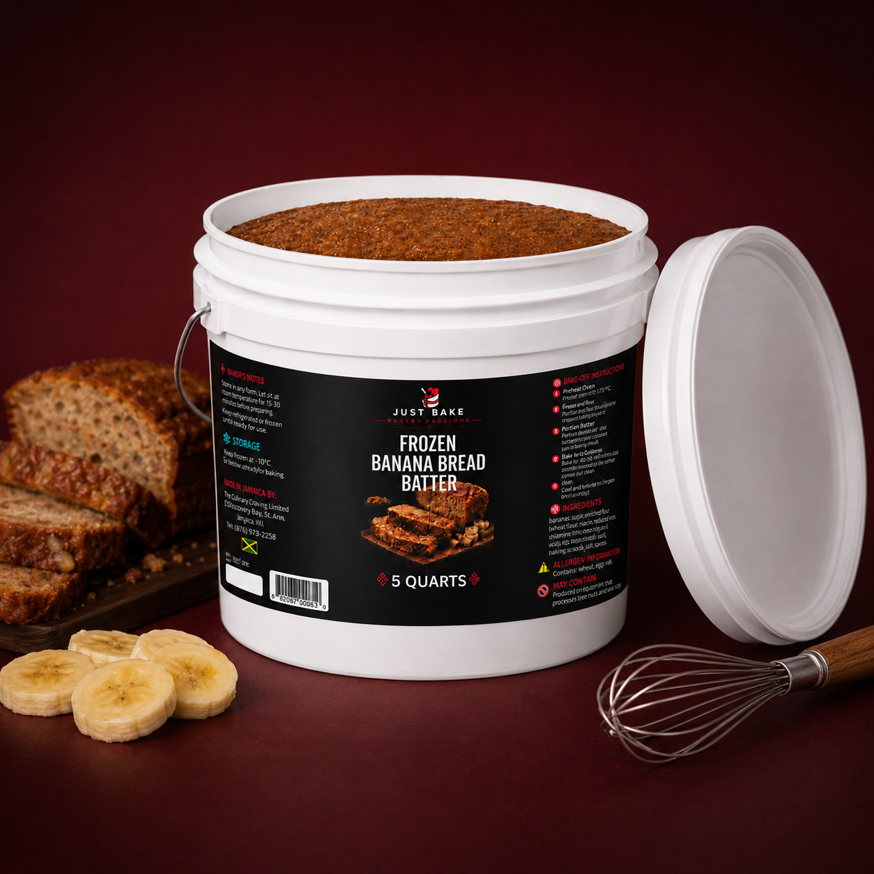 FROZEN BANANA BREAD BATTER